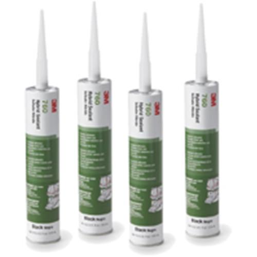 3M Adhesive Sealant 760 UV, Black, 290 ml Cartridge