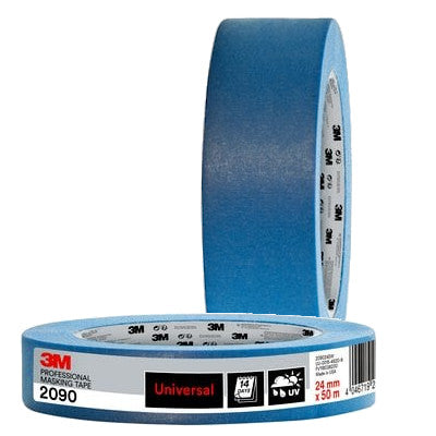 Blue Painters Tape, 3-Pack (1 in x 50 Yards)