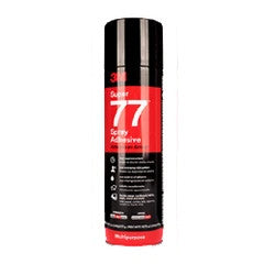 3 Pack 3M Super 77 Multi-Purpose Adhesive Glue Spray Can 374G BULK