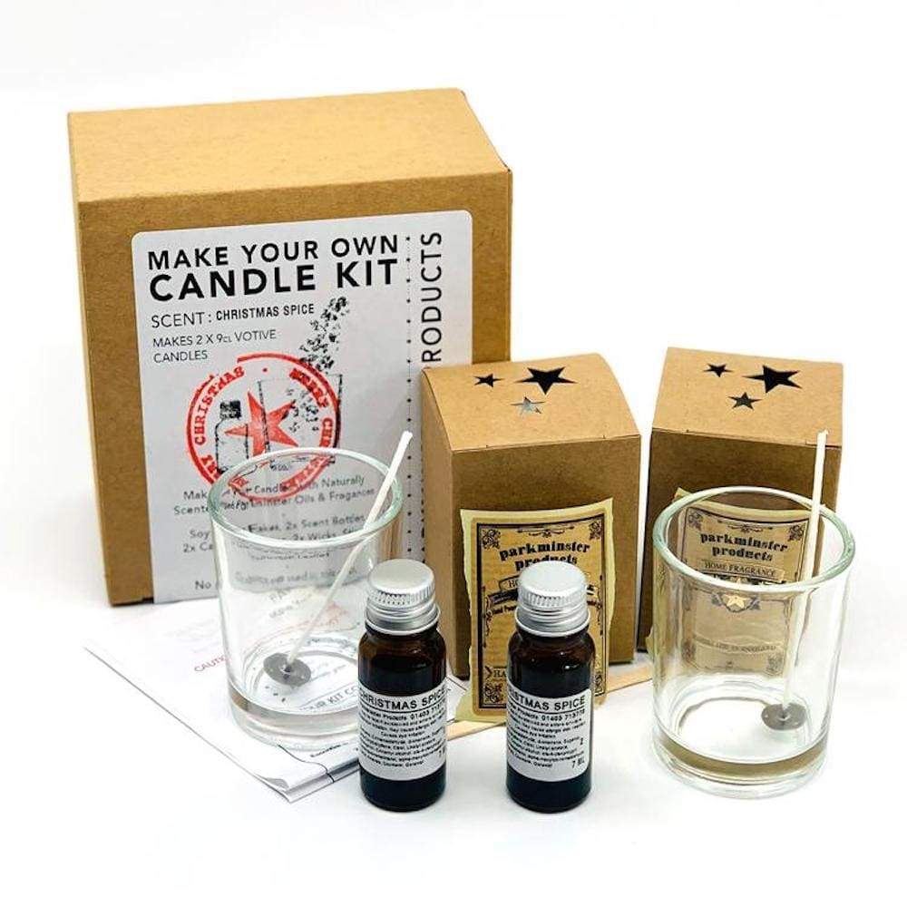  MAKE YOUR OWN CANDLE KIT: SCENT: CHRISTHAS spice % MAKEZXMVOTNE :z s CANDLES RODUCTS 