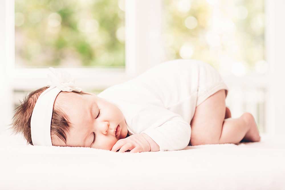 The right use of light can lead to very cute baby images