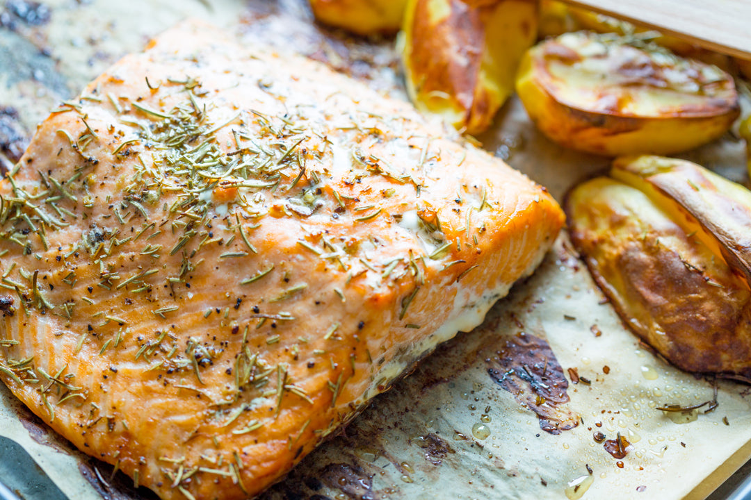 rosemary-rubbed-side-of-salmon-with-roasted-potatoes-parsnips-and-mushrooms 