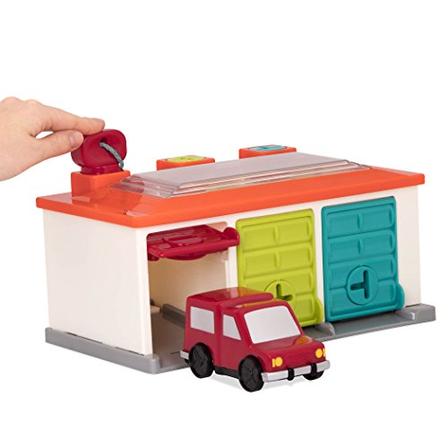 toy garage with keys