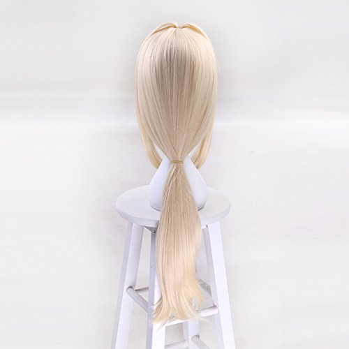 Wigs Anogol Hair Cap Blonde Long Silk Straight Wavy Synthetic