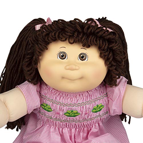 cabbage patch doll brown hair brown eyes