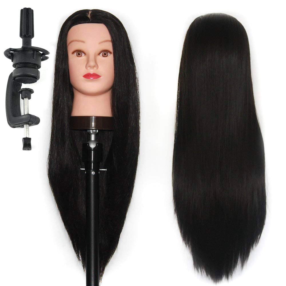 Hairealm 26 Mannequin Head Hair Styling Training Head Manikin Cosmetology Doll Head Synthetic Bidorbuy Co Za