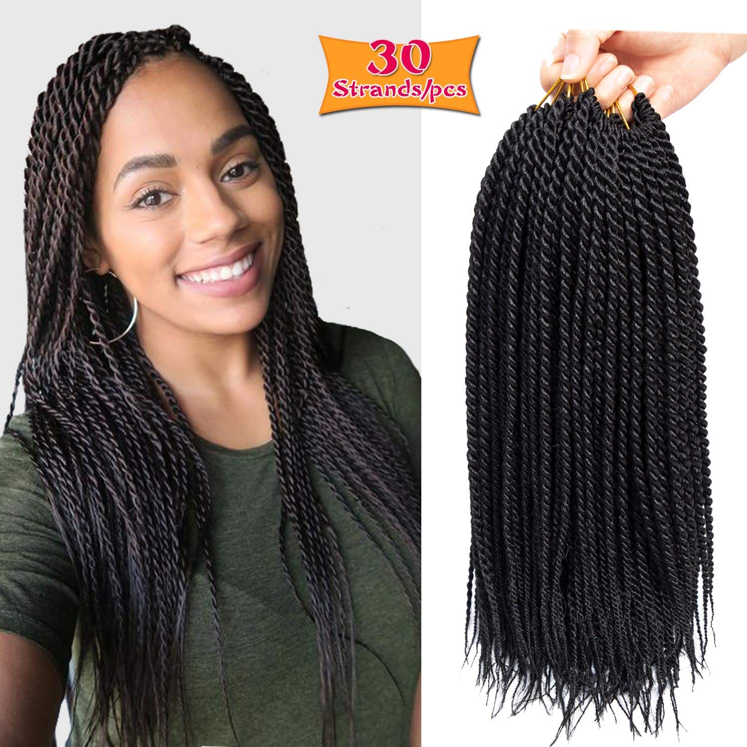 Other Hair Extensions Weaves 6pcs 16inch 30stands Senegalese