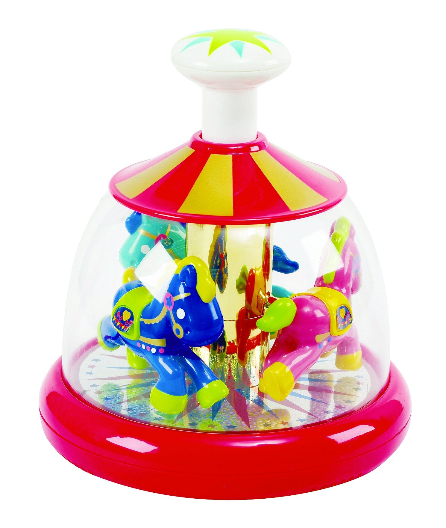 push and spin baby toy