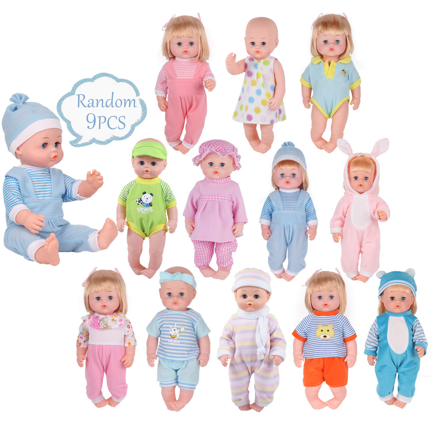 9 inch baby doll clothes