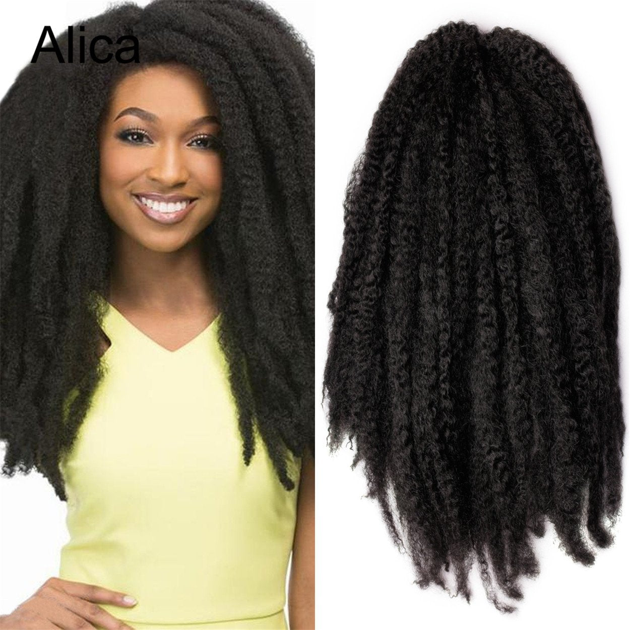 Other Hair Extensions Weaves Alica 3 Packs Afro Kinky Marley