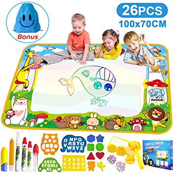 Easels Blackboards Vykor Aqua Mat Large Water Drawing Mat