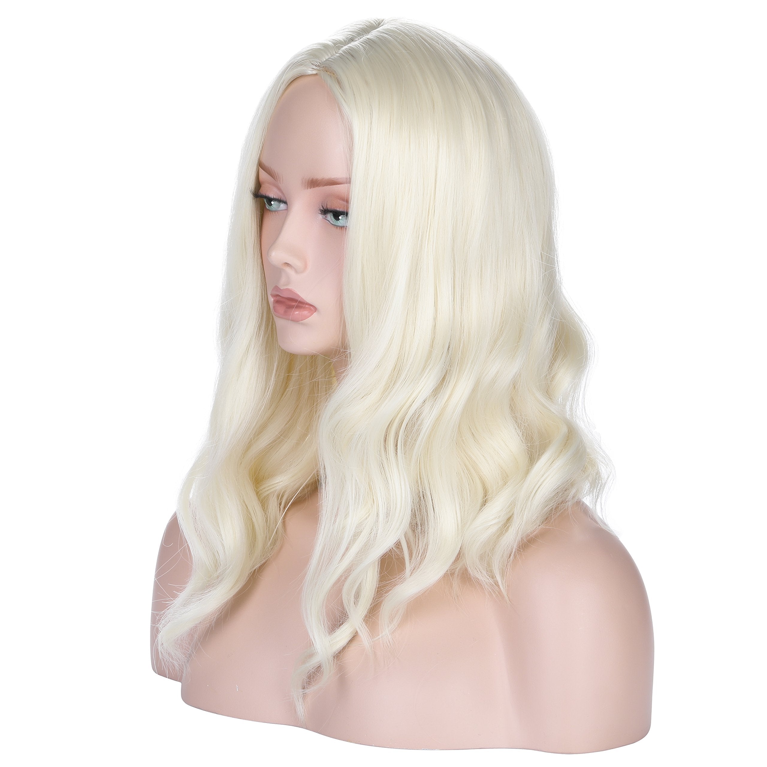 Wigs Daots Mid Length Women Wigs Natural Curly U Part Wig With