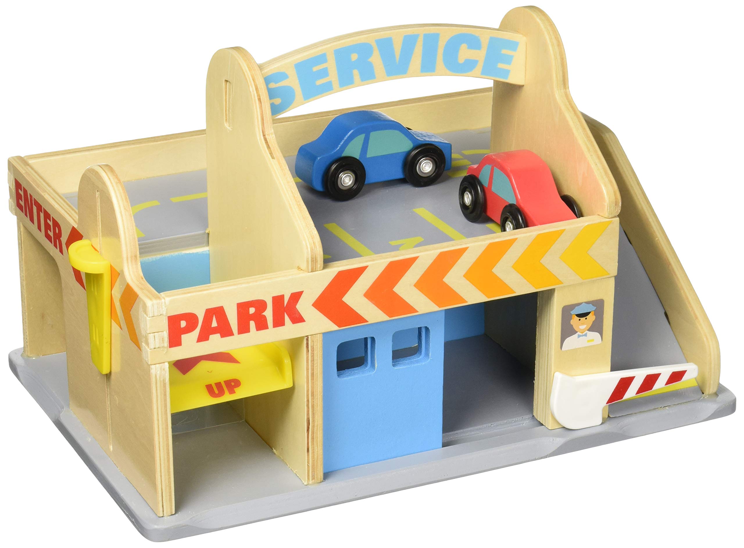 melissa & doug service station parking garage