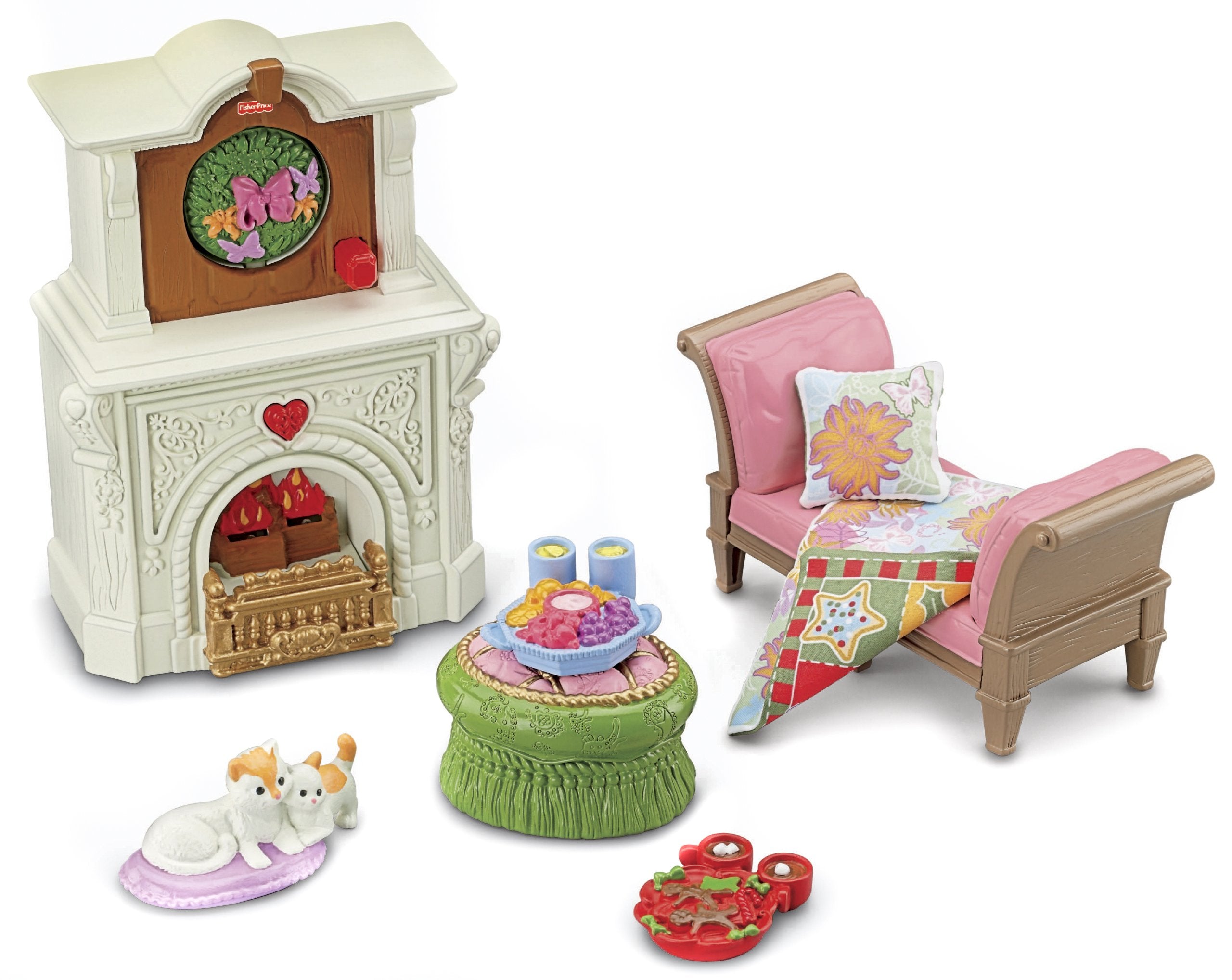 Fisher Price Loving Family 2 In 1 Seasonal Room Set