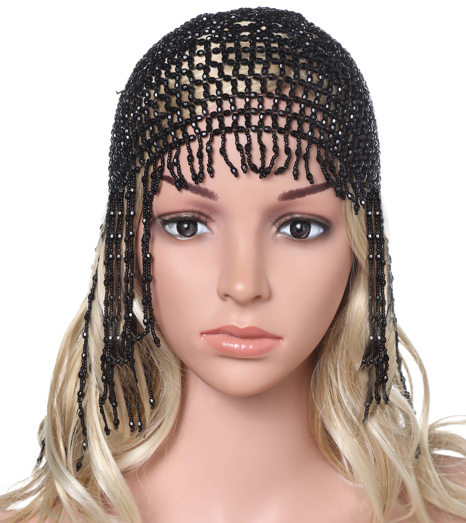 Other Hair Extensions Weaves Babeyond 1920s Beaded Cap