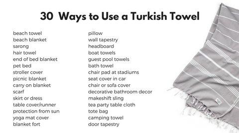 30 clever ways to use a Turkish towel