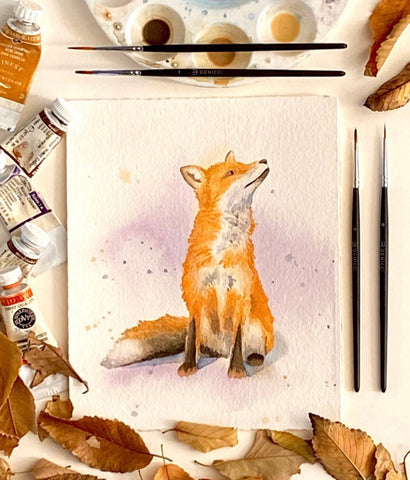 Technique Fox Drawing Art Set, Digital Lessons, Level 1