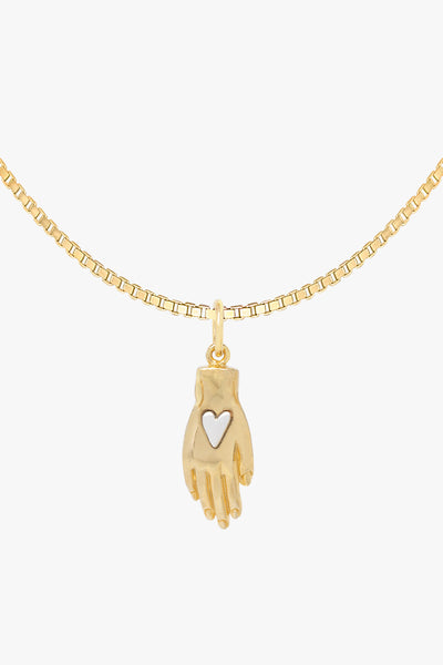 Hamsa Hand Necklace .:. Gold – Child of Wild