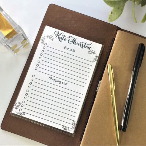 bullet journal personalized hand lettering notepad