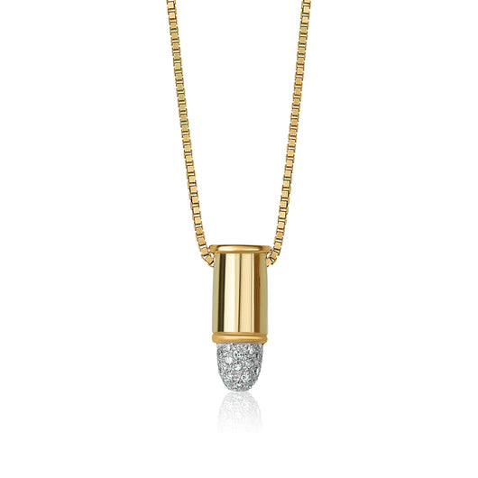 Diamond bullet pendant – Paul Nudelman 