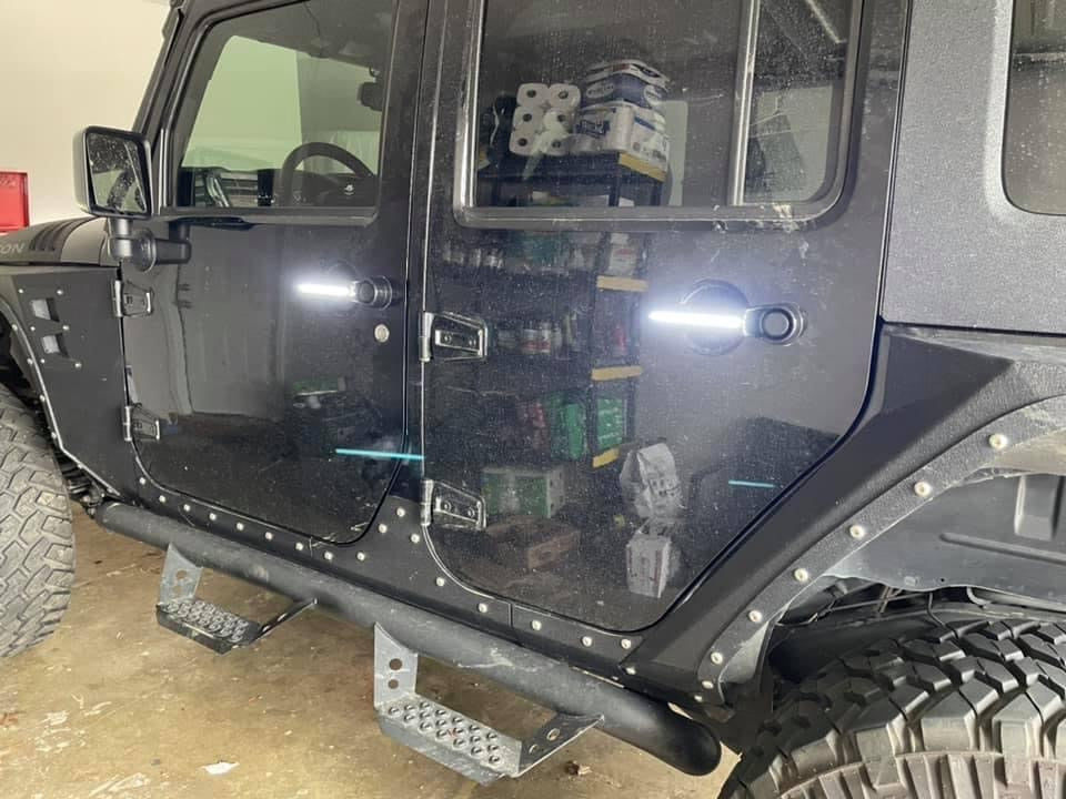 2007-2018 Jeep Wrangler LED Door Handles – MidsouthLED