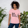 Black Blessed Beautiful Short-Sleeve Unisex T-Shirt