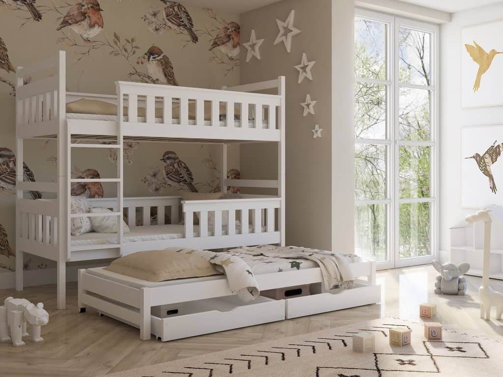 Triple Twin Bunk Bed