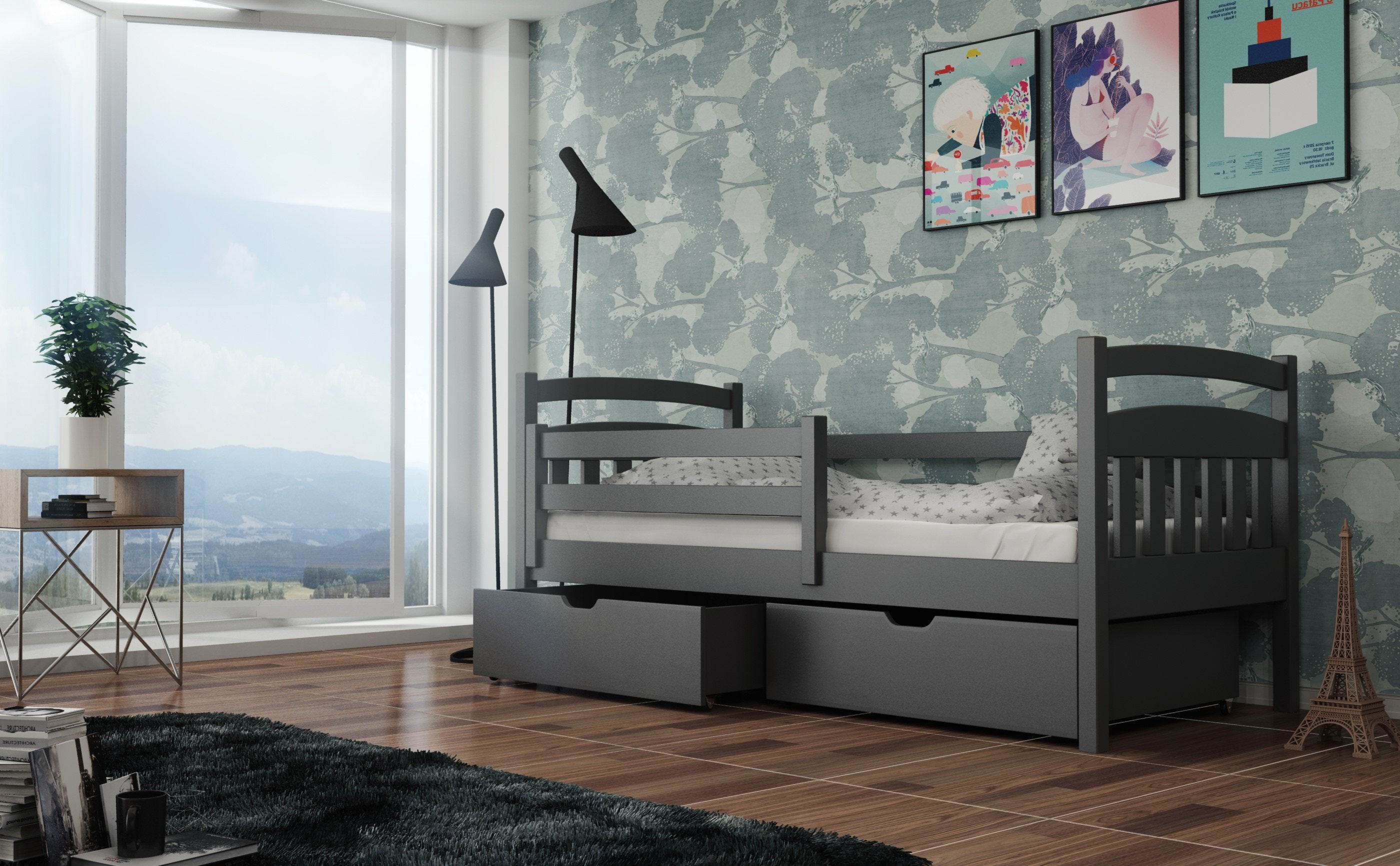Wooden Single Bed Solo With Storage Arthauss Furniture