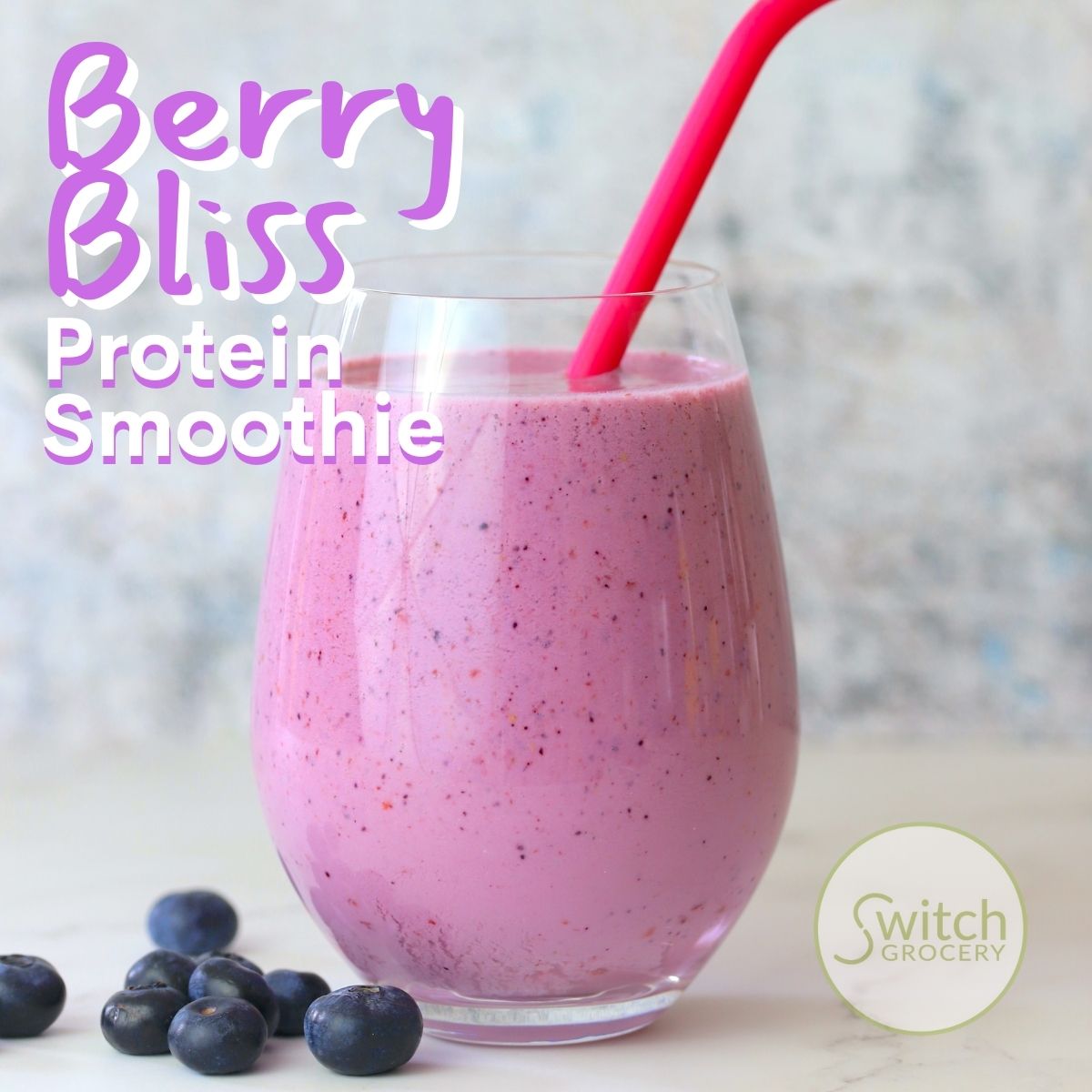 Low Carb Berry Bliss Protein Smoothie (Dairy Free) – SwitchGrocery