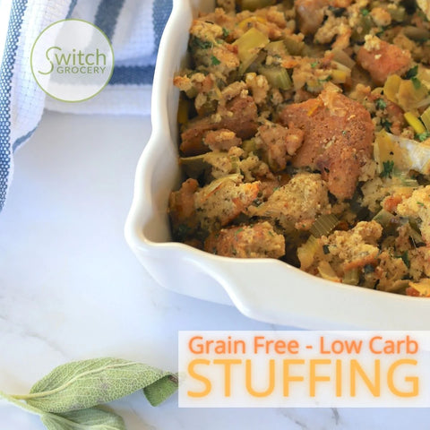 Grain Free Low Carb Stuffing with Bake In A Minute on SwitchGrocery Canada