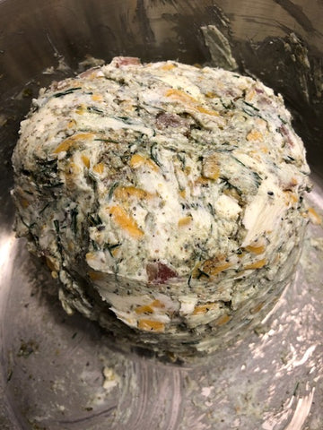 Holiday Christmas Keto Low Carb Festive Cheese Ball Recipe on SwitchGrocery Canada