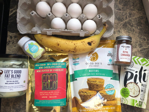 keto low carb banana bread recipe ingredients