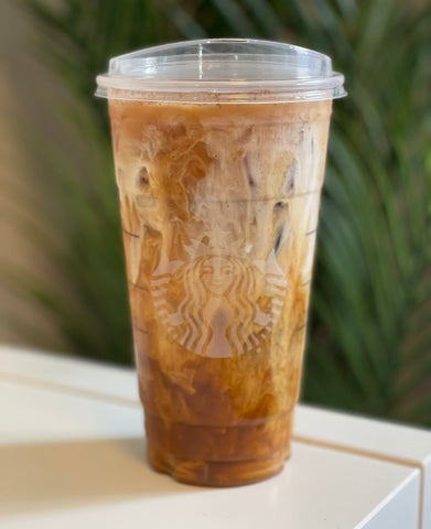 Keto low carb pumpkin spice iced coffee