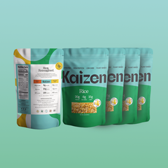 Kaizen Rice 5 Pack Launch on SwitchGrocery made with Lupin Flour - Vegan, Best Low Carb, Keto Friendly, Gluten Free Rice
