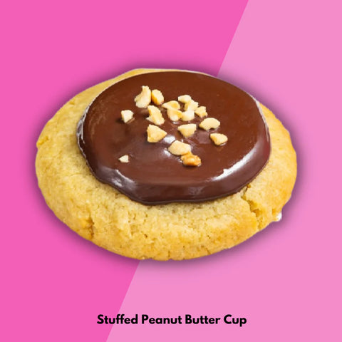 Keto kookie stuffed peanut butter cup