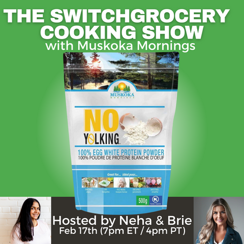 The SwitchGrocery Cooking Show with Maria Emmerich and Muskoka Mornings - Protein Sparing Bread Loaf