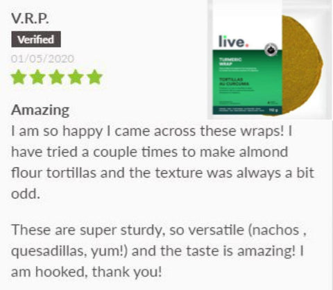 Live wrap keto turmeric review