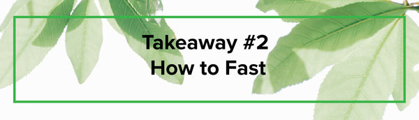 How to fast with the Fasting Method SwitchGrocery