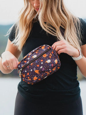 Belt Bag - Plum Floral - Free Air Life Co.