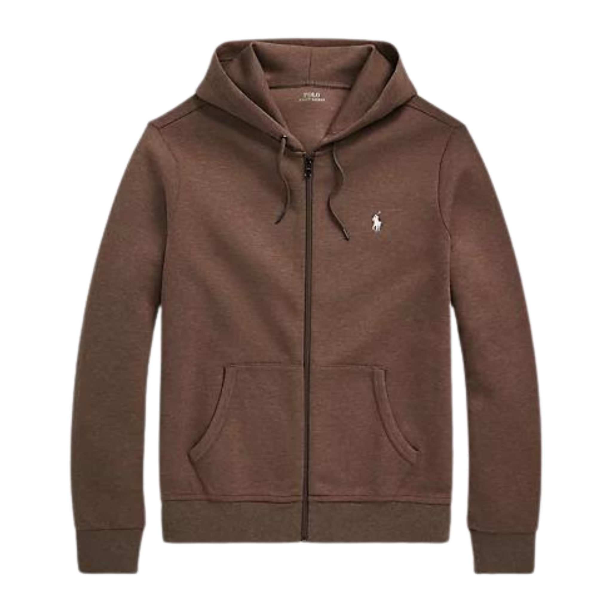 Polo Ralph Lauren Double-Knit Full-Zip Hoodie, Starboard Red