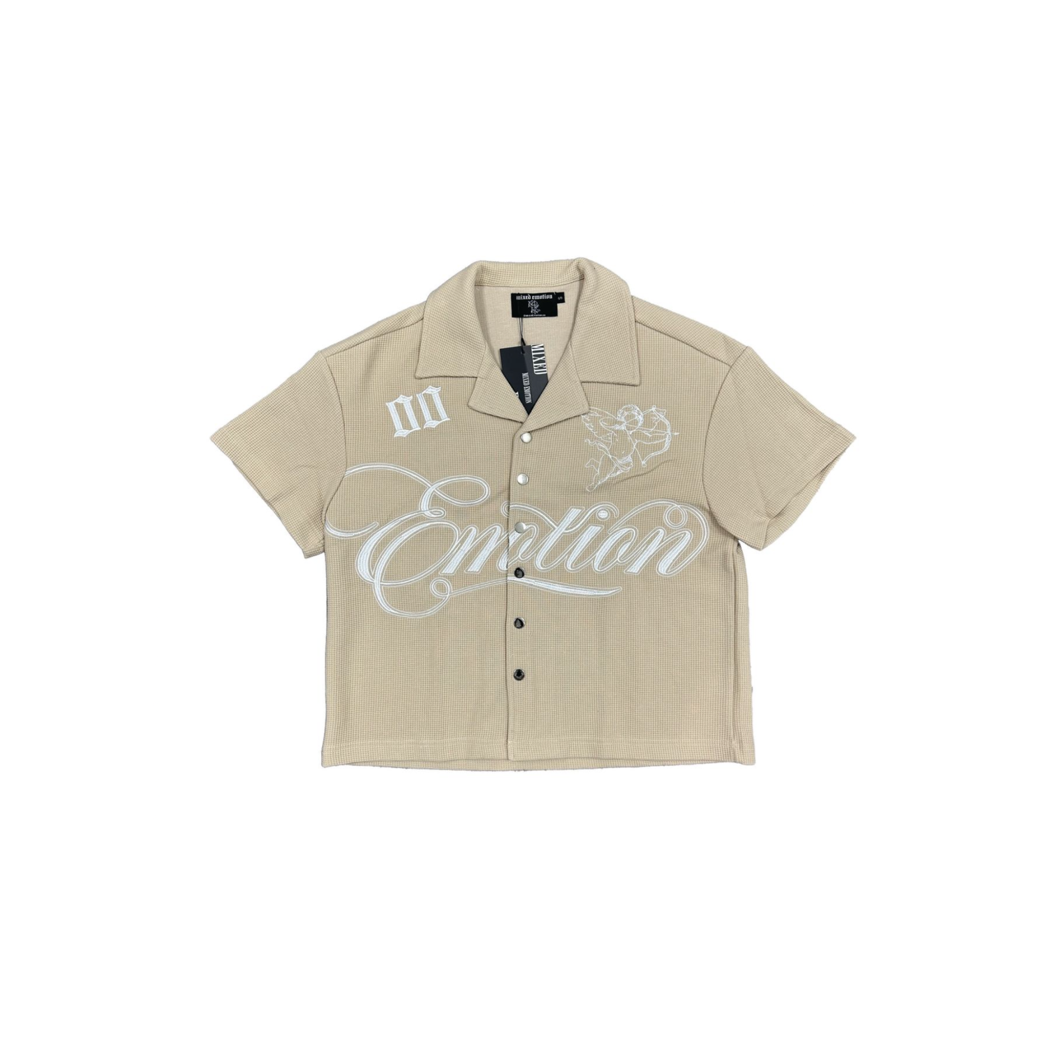 Mixed Emotion "Cream Signature" Button up