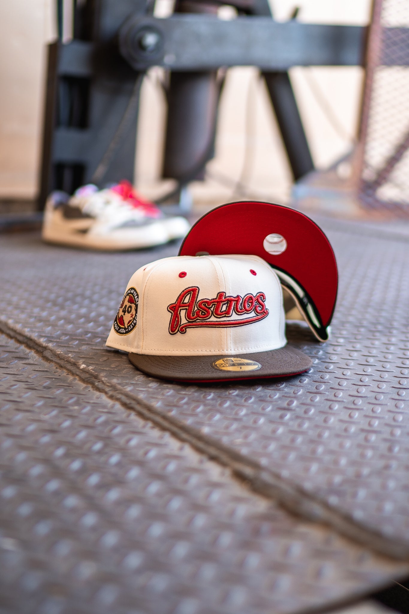 New Era Houston Astros 50th Anniversary Off White UV (Black/Mocha)