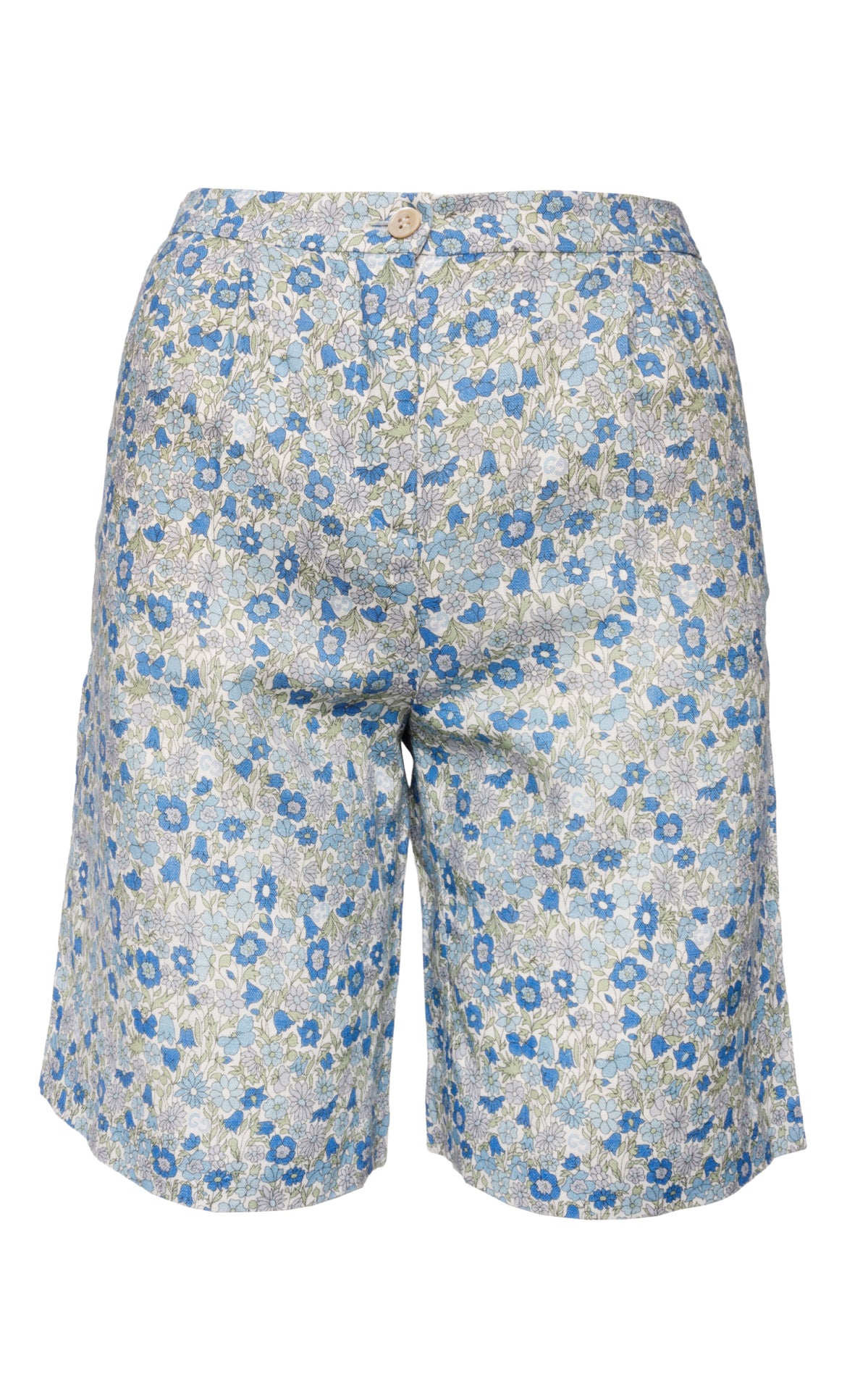 image of Gucci Size XS Floral Linen Shorts