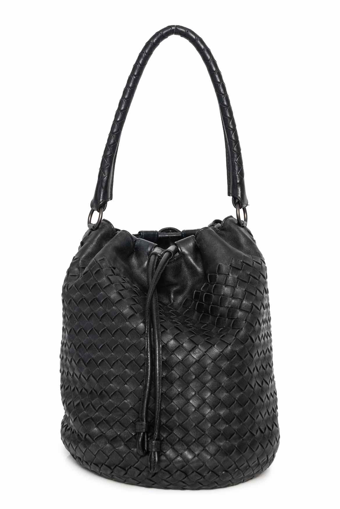 Image of Bottega Veneta Vintage Intrecciato Bucket Bag