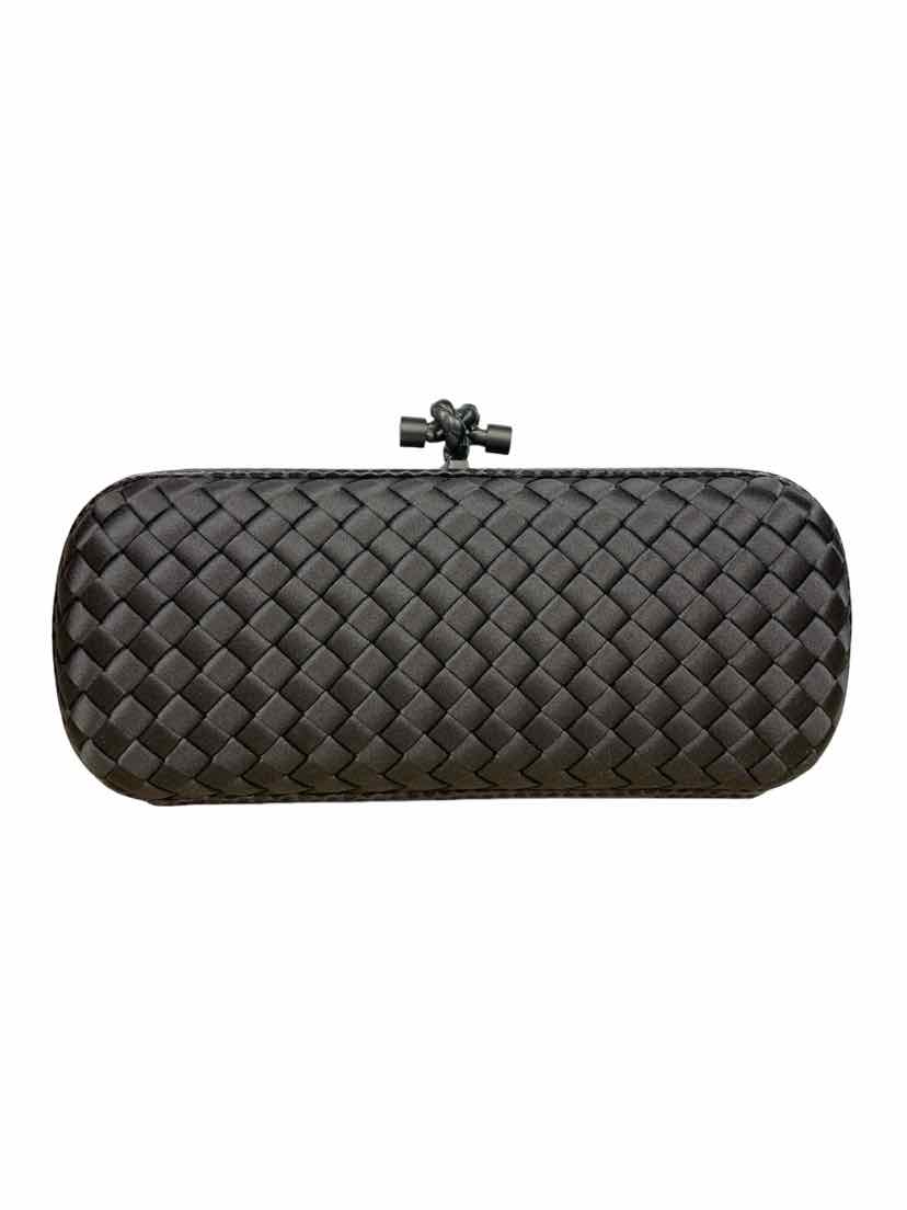 image of Bottega Veneta Stretch Box Knot Clutch