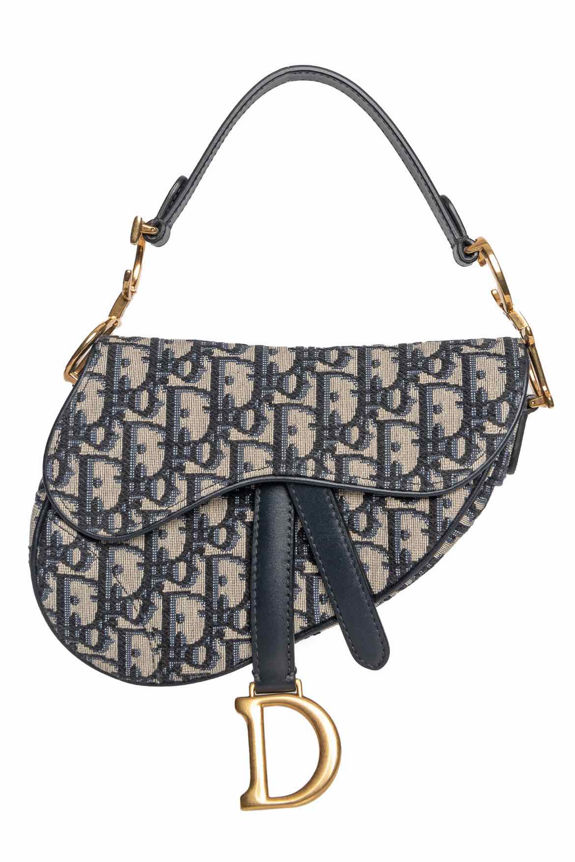 image of Christian Dior 2019 Mini Oblique Saddle Bag