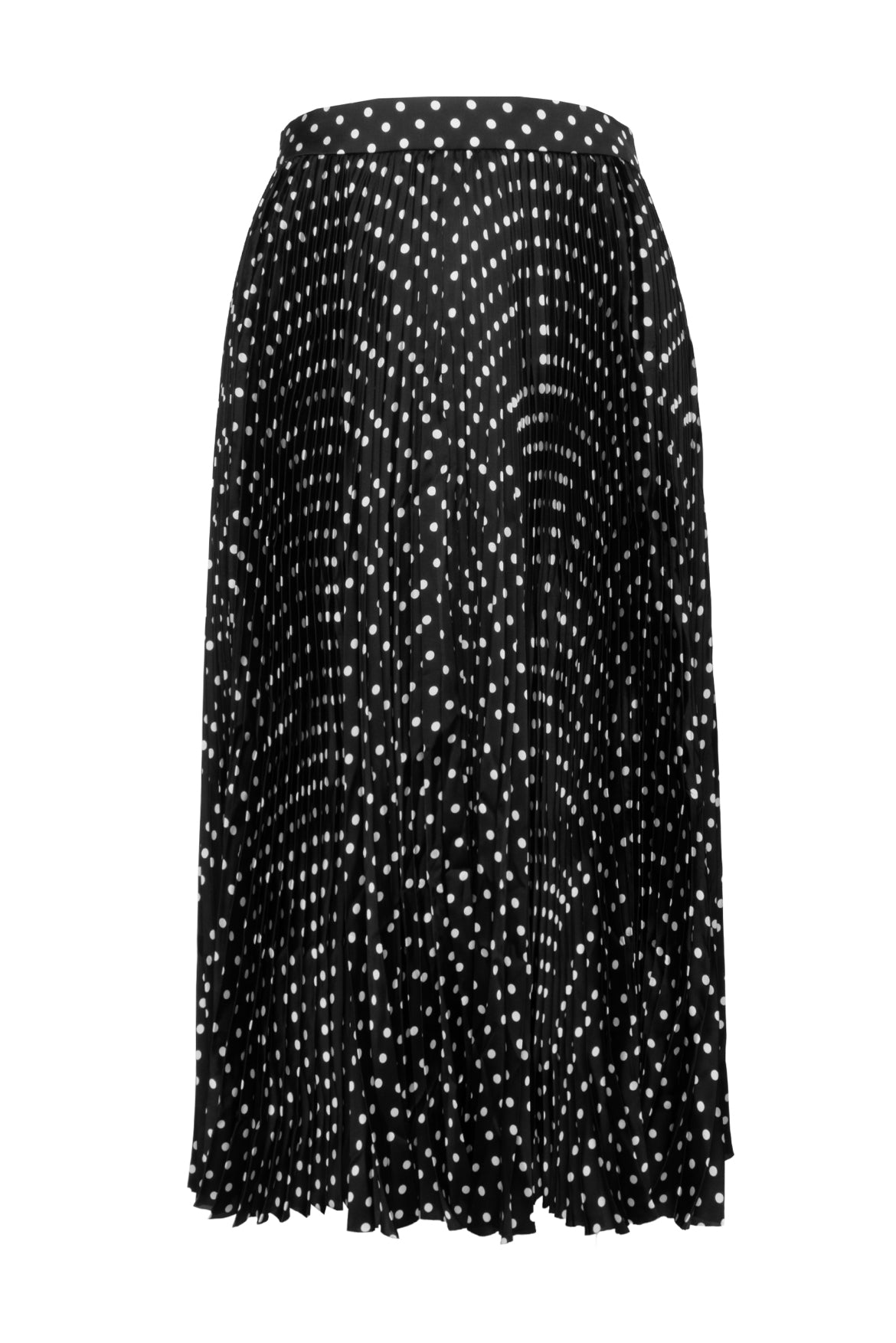 Image of Balenciaga Size 36 2021 Polkadot Technical Crepe Skirt