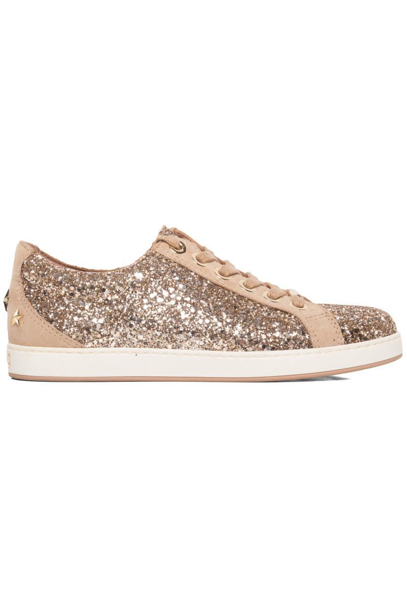 image of Jimmy Choo Size 36.5 Glitter Cash Sneakers