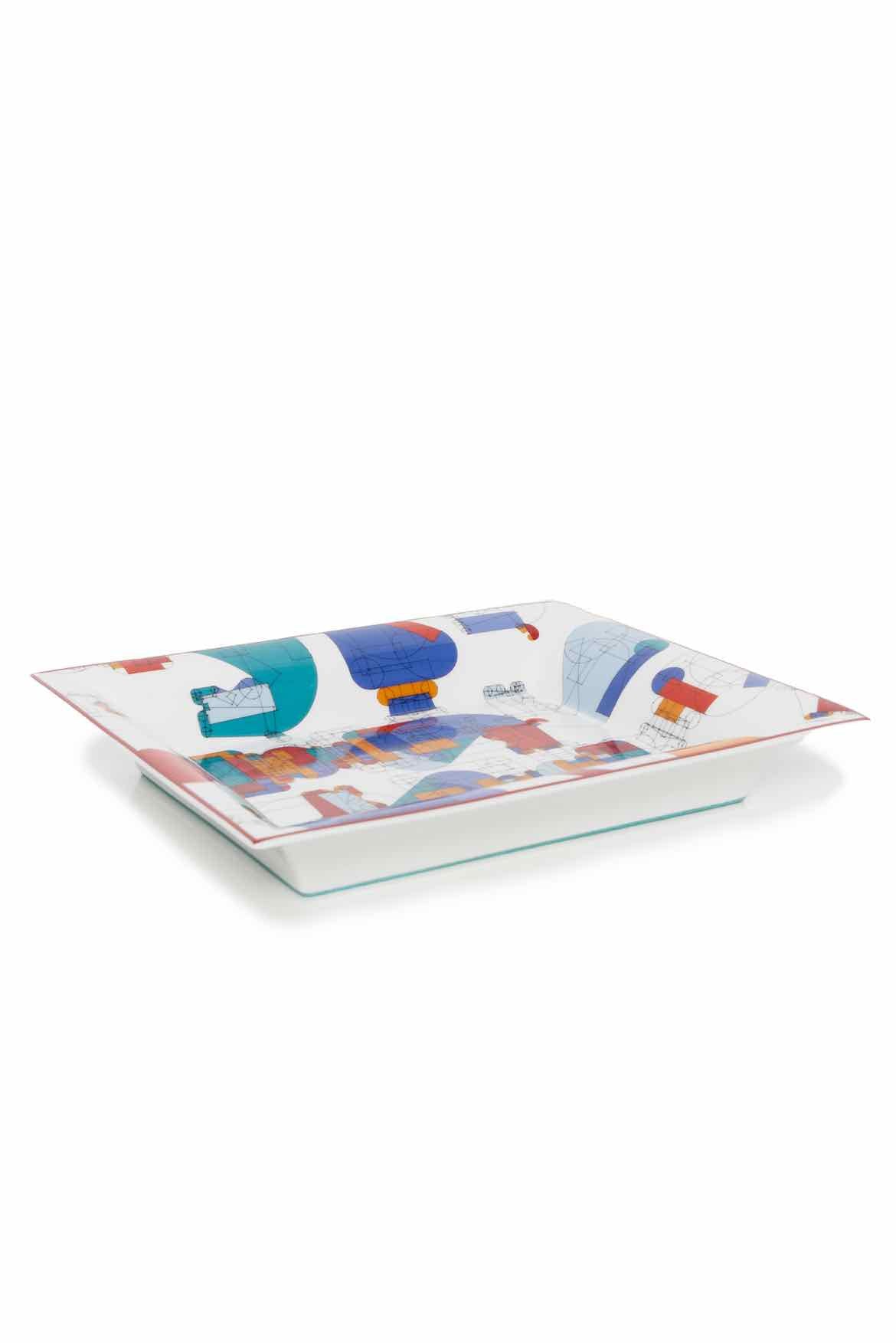 image of Hermes Echec Au Roi Porcelain Change Tray