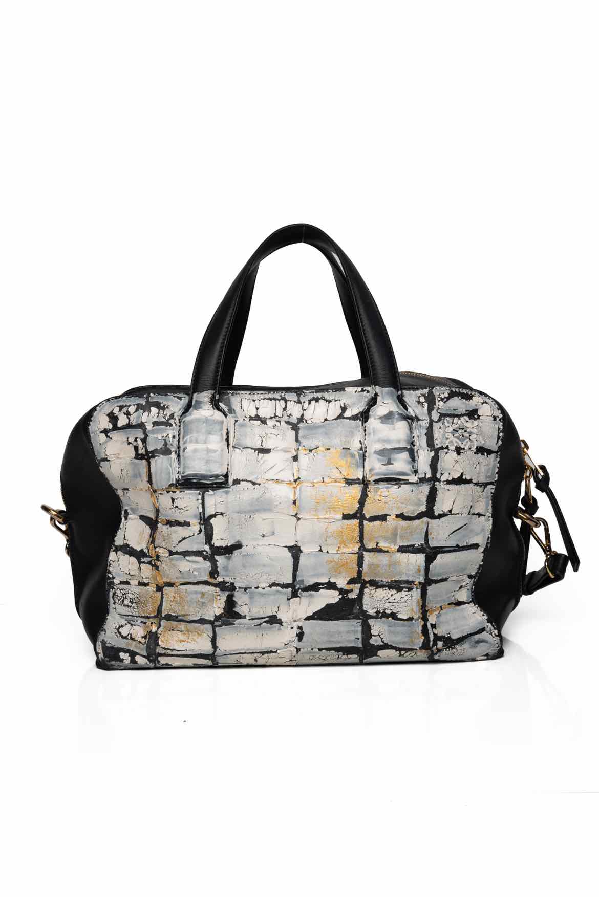 image of Loewe Hand-Painted Goya Duffle Bag